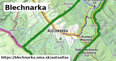 ikona Mapa autoatlas v blechnarka