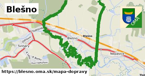 ikona Mapa dopravy mapa-dopravy v blesno