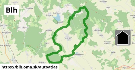 ikona Mapa autoatlas v blh