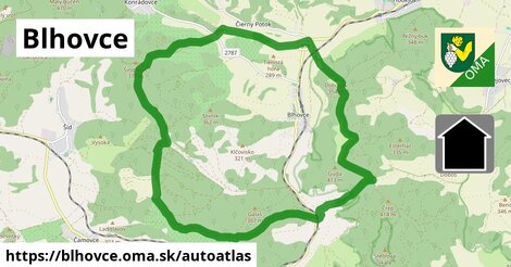 ikona Mapa autoatlas v blhovce