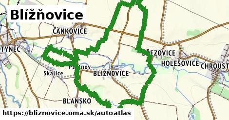 ikona Mapa autoatlas v bliznovice