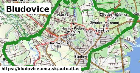 ikona Mapa autoatlas v bludovice