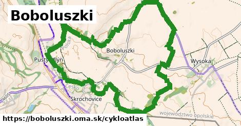 ikona Boboluszki: 0,77 km trás cykloatlas v boboluszki