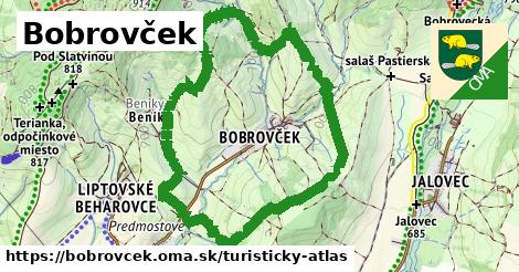 ikona Turistická mapa turisticky-atlas v bobrovcek