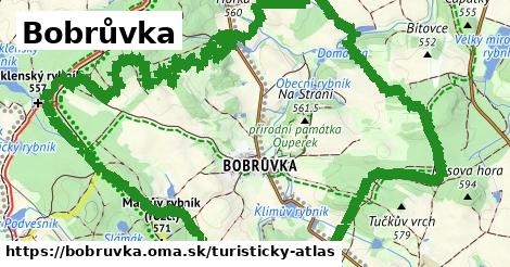 ikona Turistická mapa turisticky-atlas v bobruvka