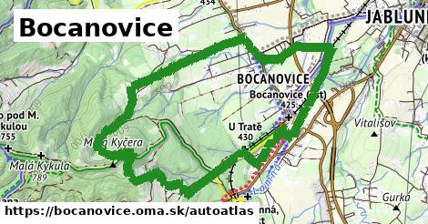 ikona Mapa autoatlas v bocanovice