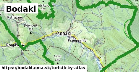 ikona Turistická mapa turisticky-atlas v bodaki