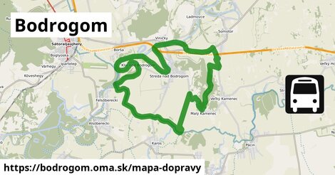 ikona Mapa dopravy mapa-dopravy v bodrogom