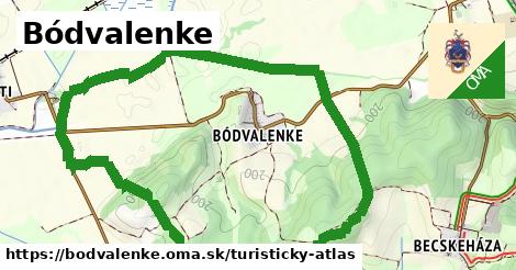 ikona Turistická mapa turisticky-atlas v bodvalenke