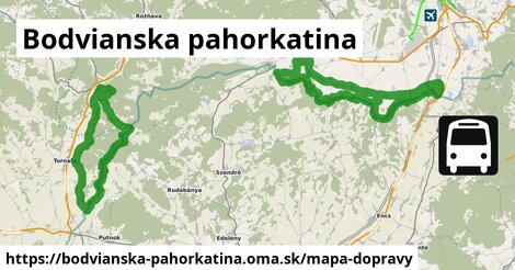 ikona Mapa dopravy mapa-dopravy v bodvianska-pahorkatina