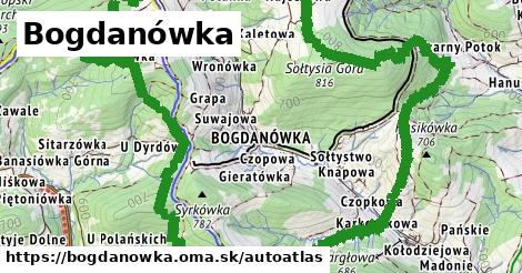 ikona Mapa autoatlas v bogdanowka