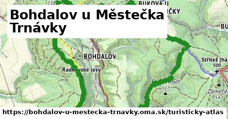 ikona Turistická mapa turisticky-atlas v bohdalov-u-mestecka-trnavky