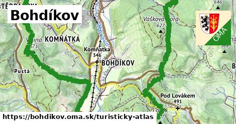 ikona Turistická mapa turisticky-atlas v bohdikov