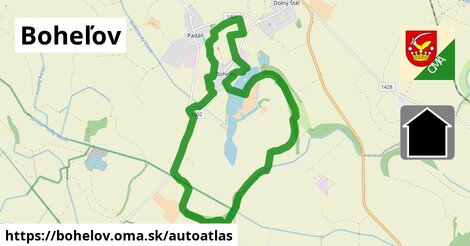 ikona Mapa autoatlas v bohelov