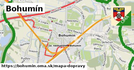 ikona Bohumín: 248 km trás mapa-dopravy v bohumin