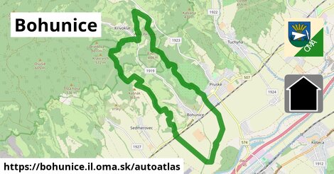 ikona Mapa autoatlas v bohunice.il