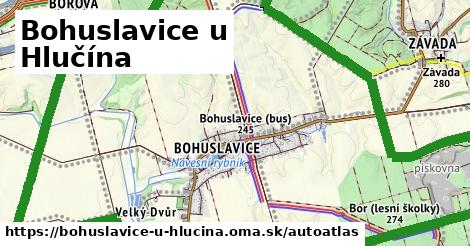 ikona Mapa autoatlas v bohuslavice-u-hlucina