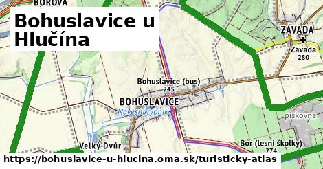ikona Turistická mapa turisticky-atlas v bohuslavice-u-hlucina