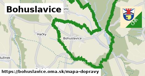 ikona Bohuslavice: 0 m trás mapa-dopravy v bohuslavice