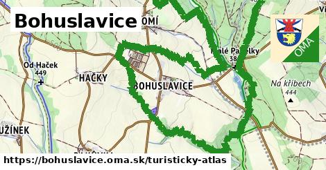 ikona Bohuslavice: 3,3 km trás turisticky-atlas v bohuslavice