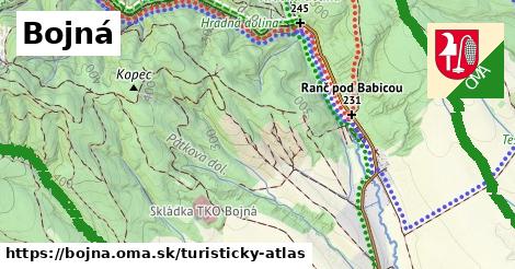 ikona Turistická mapa turisticky-atlas v bojna