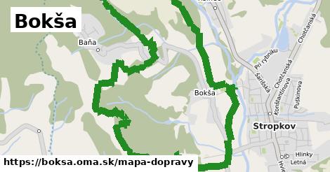 ikona Bokša: 0 m trás mapa-dopravy v boksa