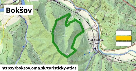 ikona Turistická mapa turisticky-atlas v boksov