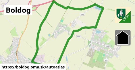 ikona Mapa autoatlas v boldog