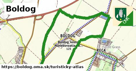 ikona Turistická mapa turisticky-atlas v boldog