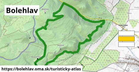 ikona Turistická mapa turisticky-atlas v bolehlav