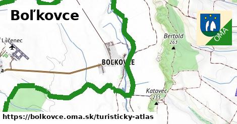 ikona Turistická mapa turisticky-atlas v bolkovce
