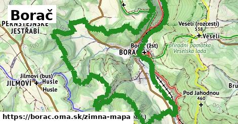 ikona Zimná mapa zimna-mapa v borac