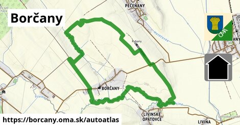 ikona Mapa autoatlas v borcany