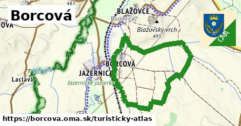 ikona Turistická mapa turisticky-atlas v borcova