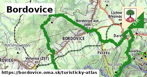 ikona Turistická mapa turisticky-atlas v bordovice