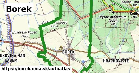 ikona Mapa autoatlas v borek