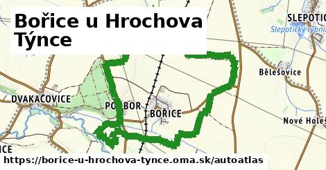 ikona Mapa autoatlas v borice-u-hrochova-tynce