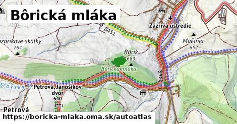 ikona Mapa autoatlas v boricka-mlaka