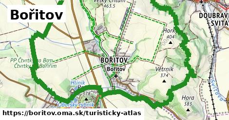 ikona Turistická mapa turisticky-atlas v boritov