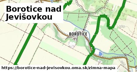 ikona Borotice nad Jevišovkou: 0 m trás zimna-mapa v borotice-nad-jevisovkou