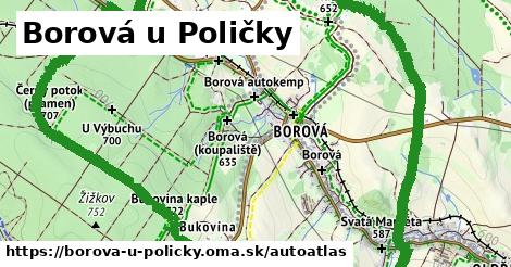 ikona Mapa autoatlas v borova-u-policky