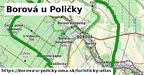 ikona Turistická mapa turisticky-atlas v borova-u-policky