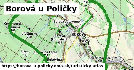 ikona Turistická mapa turisticky-atlas v borova-u-policky