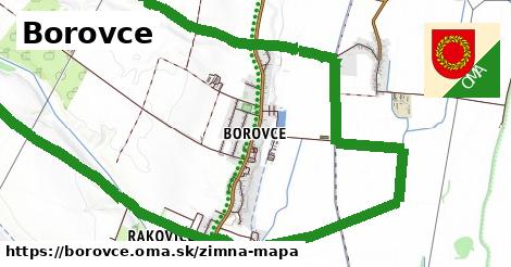 ikona Zimná mapa zimna-mapa v borovce