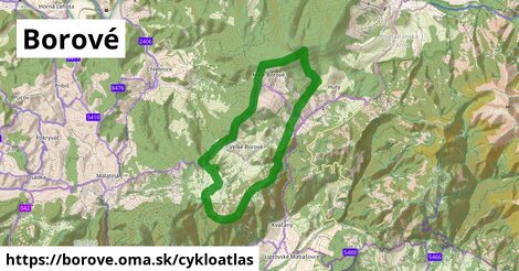 ikona Cyklo cykloatlas v borove