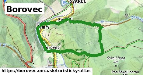 ikona Turistická mapa turisticky-atlas v borovec
