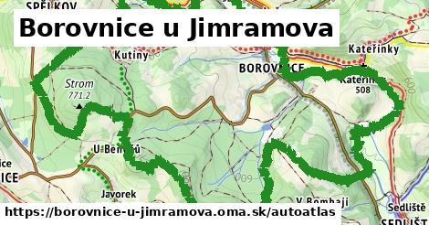 ulice v Borovnice u Jimramova