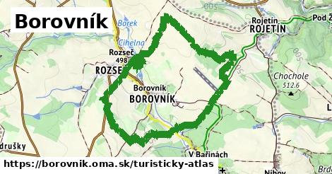 ikona Turistická mapa turisticky-atlas v borovnik