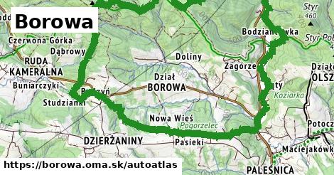 ikona Mapa autoatlas v borowa