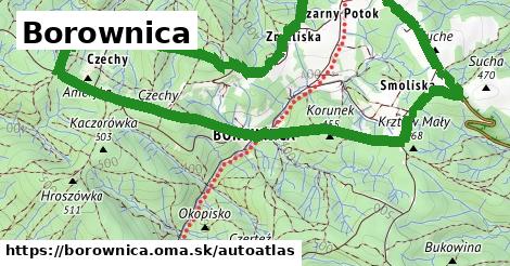 ikona Mapa autoatlas v borownica